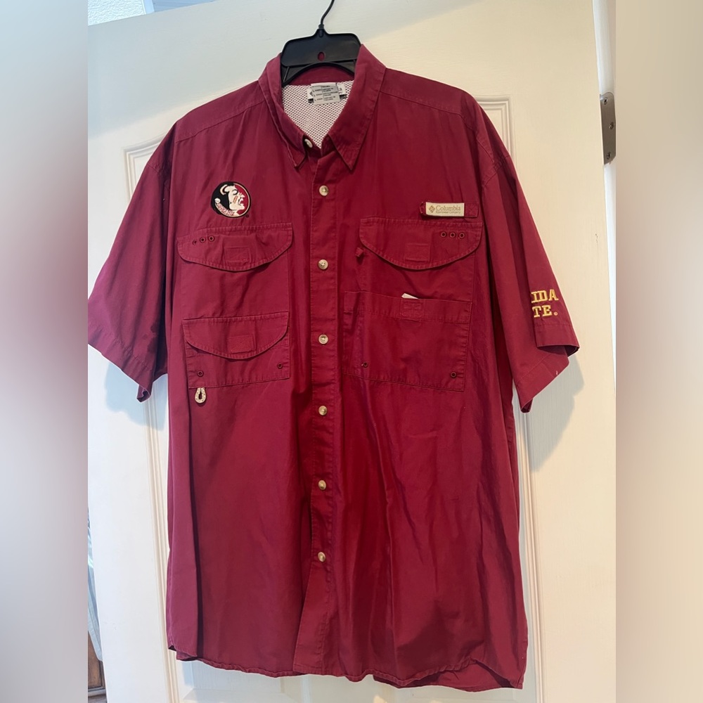 Men’s FSU Columbia button up
